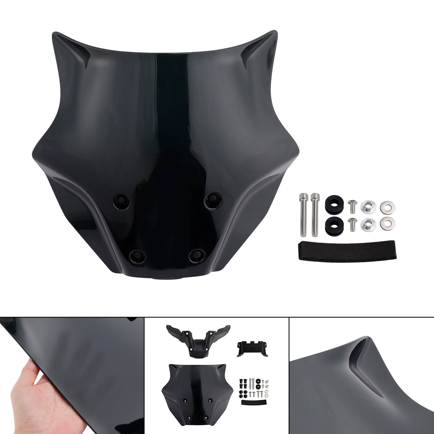 Parabrezza YAMAHA MT-09/SP 2024-2025 Parabrezza + Staffa