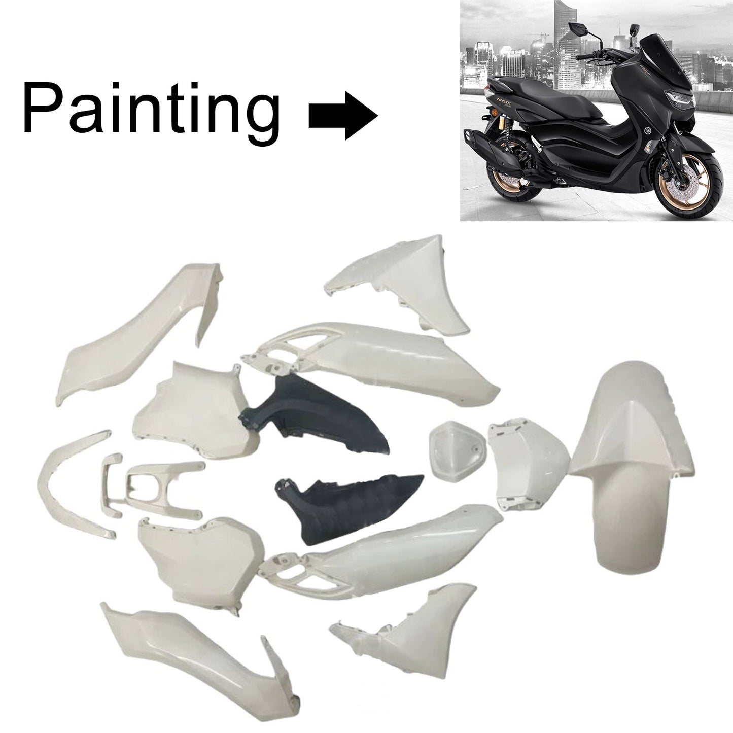 Kit carenatura Yamaha NMAX 125 155 250 2020-2024 Generico
