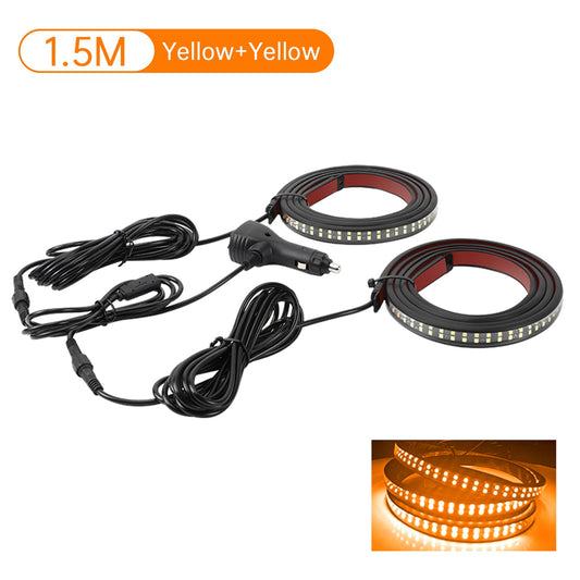 Strisce luminose a LED bicolore per pedane laterali per pick-up