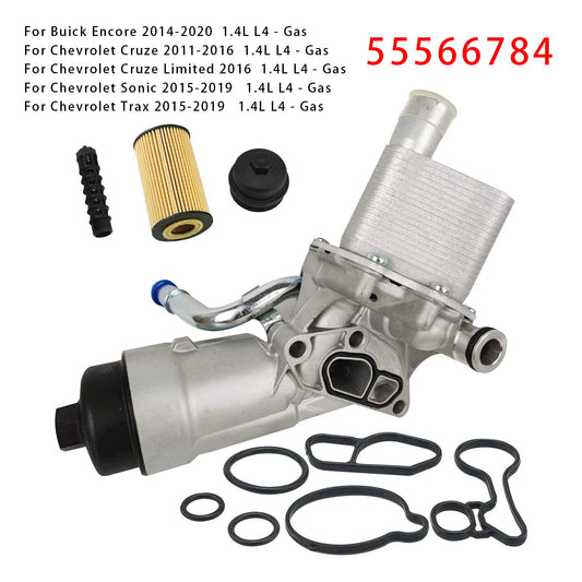 2014-2020 Buick Encore 1.4L L4 - Alloggiamento filtro olio gasolio Radiatore olio 55566784 55593189 55594651