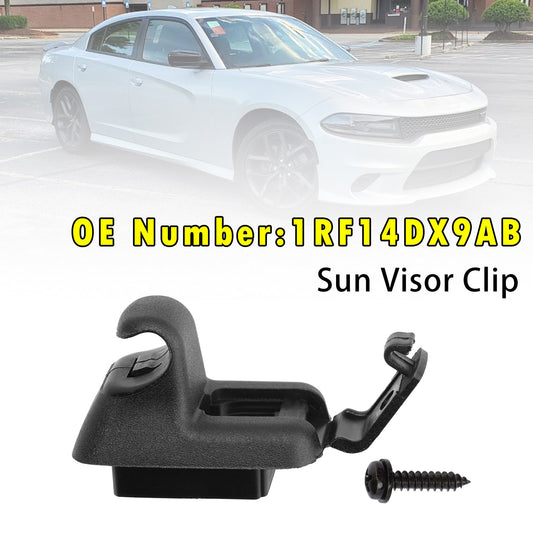 Clip parasole nera 1RF14DX9AB compatibile con Chrysler 300 e Dodge Charger 2011-2020