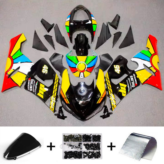 Kit carenatura iniezione in plastica ABS adatto per Kawasaki ZX6R 636 2005-2006