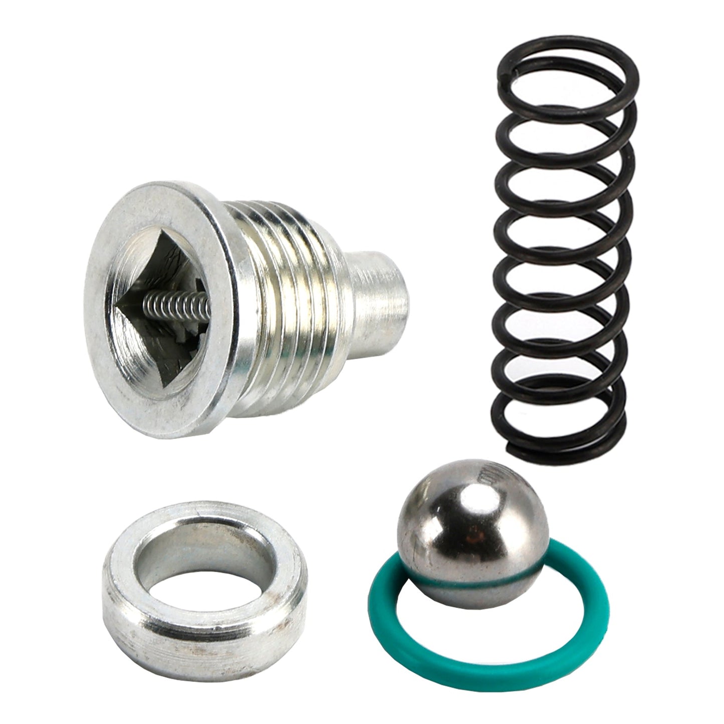 Kit di guarnizioni e tappo a molla della valvola di sicurezza della pompa dell'olio diesel Ford F250 F350 F450 F550 FSD E250 E350 E450 ESD 7.3L 1994.05-2003