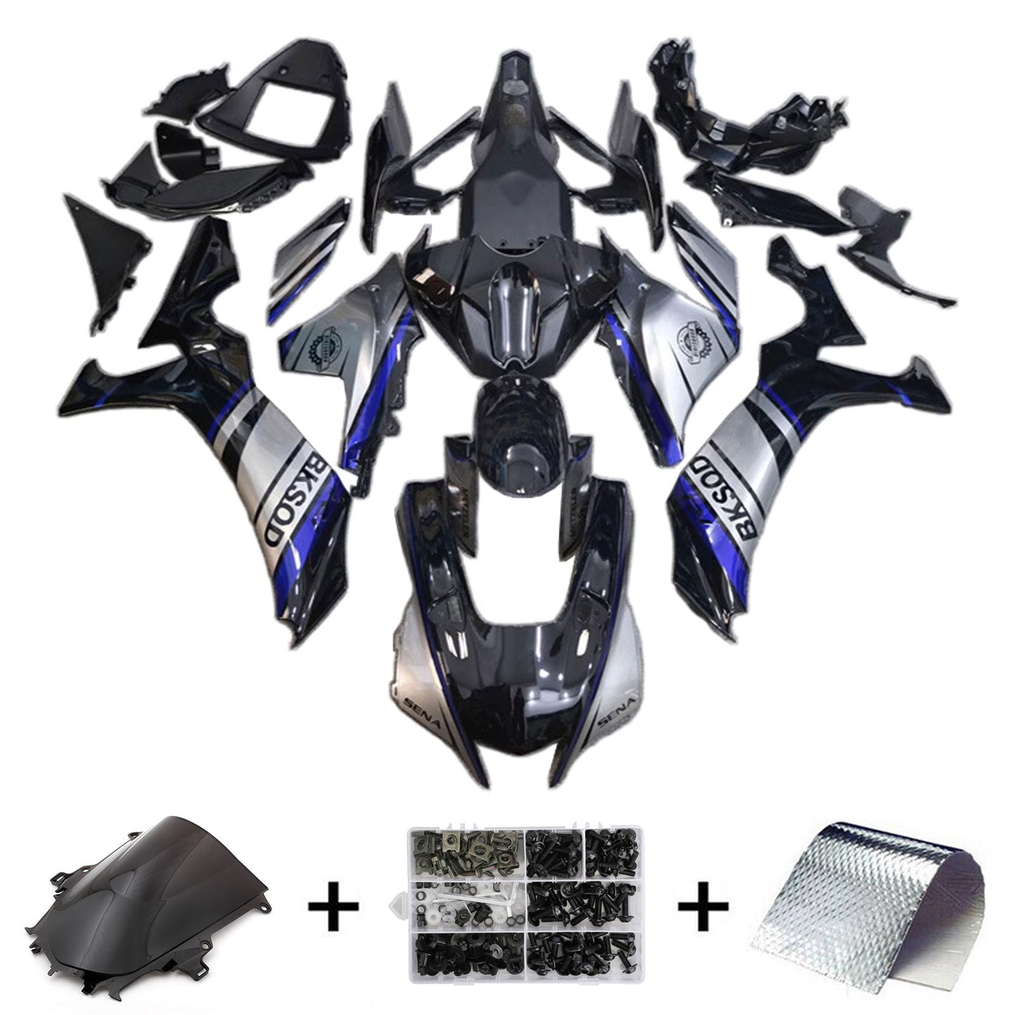 Kit carenatura per Yamaha YZF-R1 2020-2024 Carrozzeria in plastica ABS