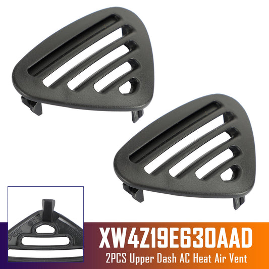 2 bocchette di ventilazione superiori per climatizzatore/riscaldamento, nere, per Ford Thunderbird 2002 XW4Z19E630AAD