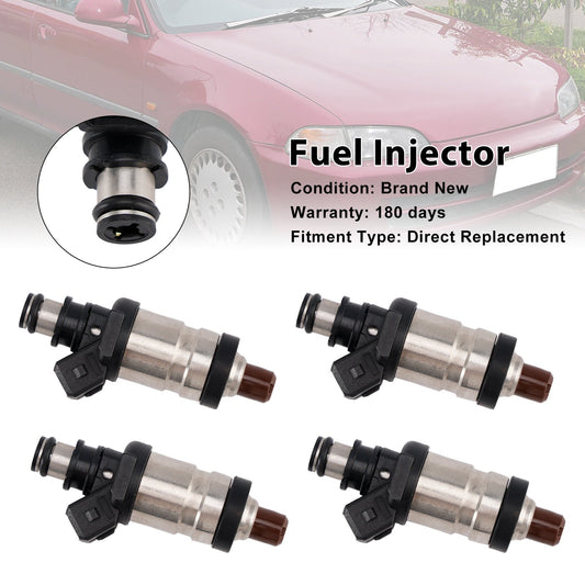 Iniettore di carburante 4 pezzi 06164-P06-A01 adatto per Civic Del Sol 1.5L 1.6L Integra 1.7L 1.8L