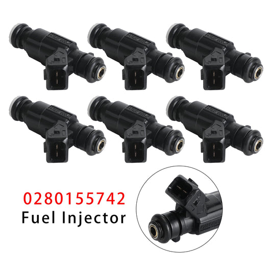 6 pezzi iniettori carburante per Mercedes E320 ML320 C280 CLK320 2.8 3.2 V6 0280155742