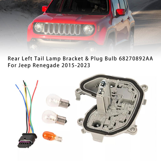Supporto e lampadina per fanale posteriore sinistro Jeep Renegade 2015-2023 68270892AA
