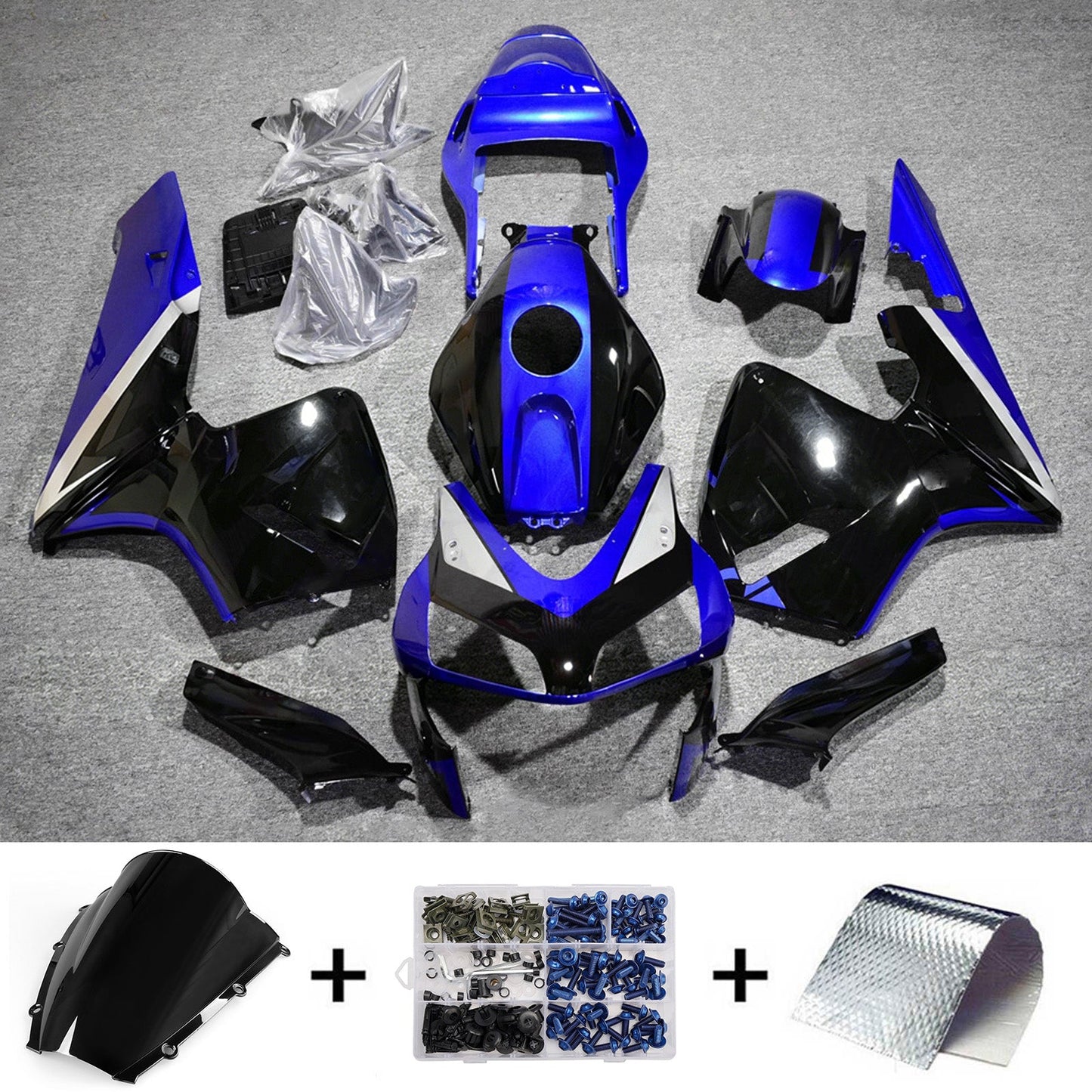 Kit di carene in plastica ABS stampate a iniezione per Honda CBR600RR 2003-2004 F5
