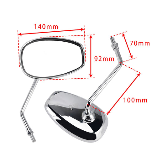 SPECCHIETTO RETROVISORE DESTRO E SX PER SUZUKI V-STROM 125 150 GSR250 BURGMAN 200 400