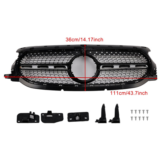 Per Mercedes-Benz H247 GLA250 GLA200 2020-2023 Griglia anteriore diamantata