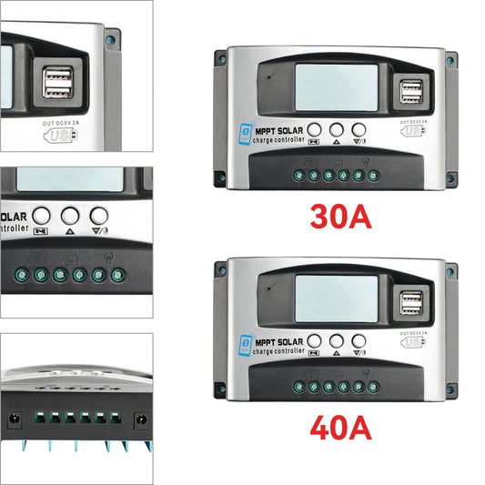 Il controller solare ad alta energia MPPT 30A/40A 0V avvia la batteria di riparazione intelligente