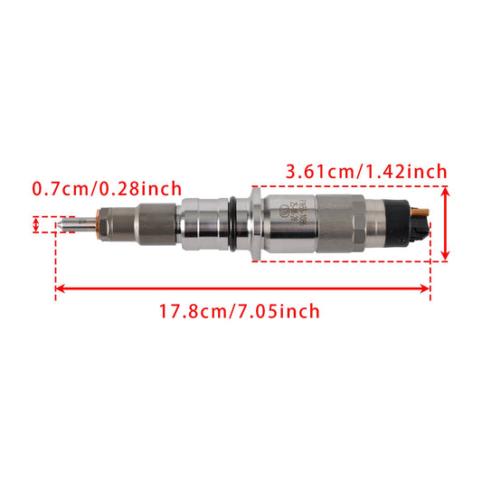 6 pezzi iniettori di carburante per motore Komatsu PC200-8 Cummins QSB6.7 0445120231 5263262