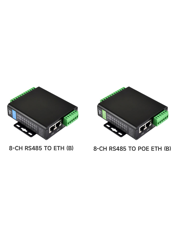 Modulo porta seriale industriale isolato Gateway Ethernet RS485 a RJ45 a otto vie