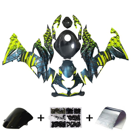 Kit carenatura iniezione in plastica ABS adatto per Kawasaki ZX6R 2019-2023