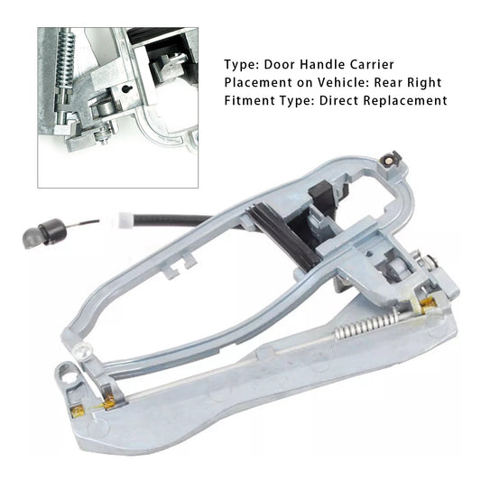 Supporto maniglia portiera posteriore destra esterna 51228243636 per BMW E53 X5