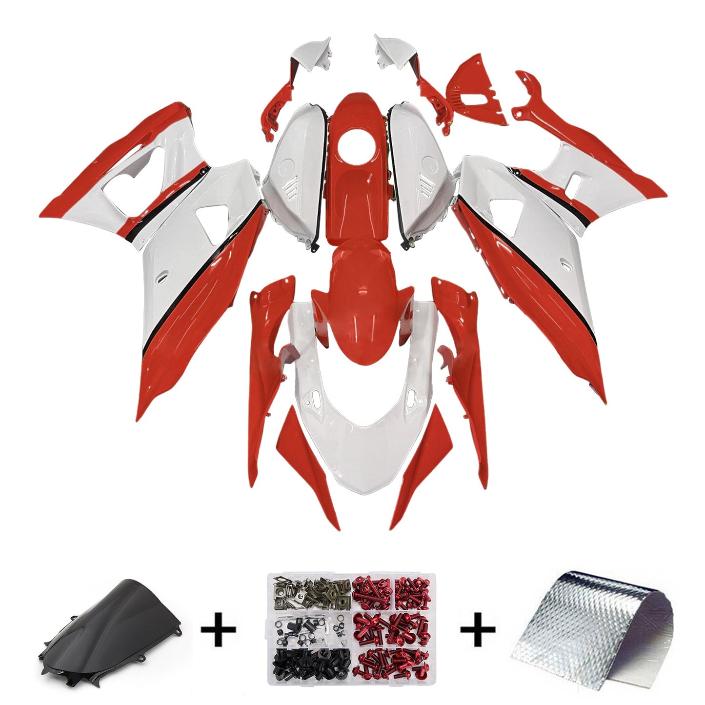 Kit carenatura iniezione in plastica ABS adatto per Yamaha YZF-R7 2021-2025