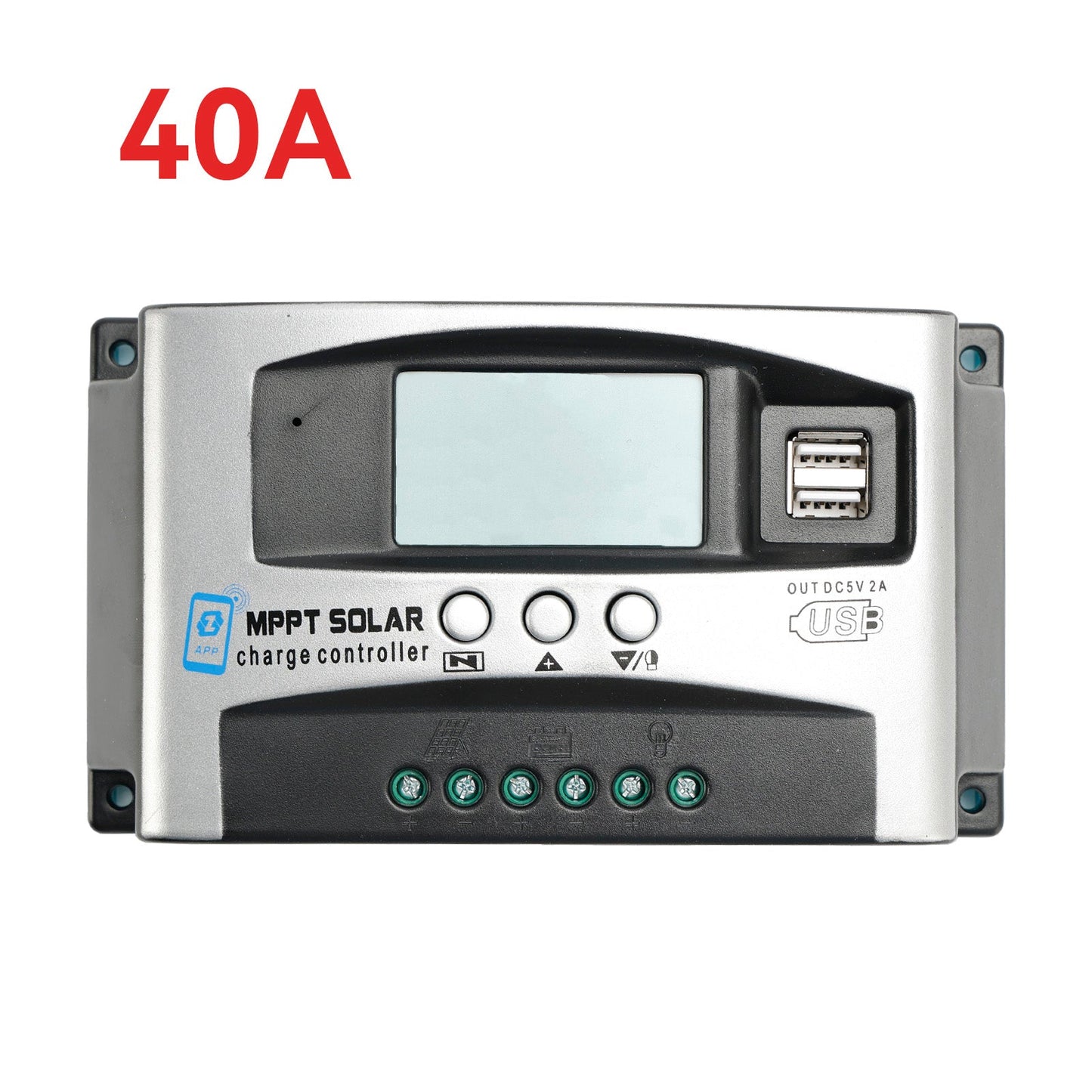 APP per il controllo solare ad alta energia MPPT 30A/40A per la gestione remota del controller DSP
