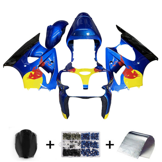 Kit carenatura iniezione per Kawasaki ZX6R 636 2000-2002 ZZR600 2005-2008