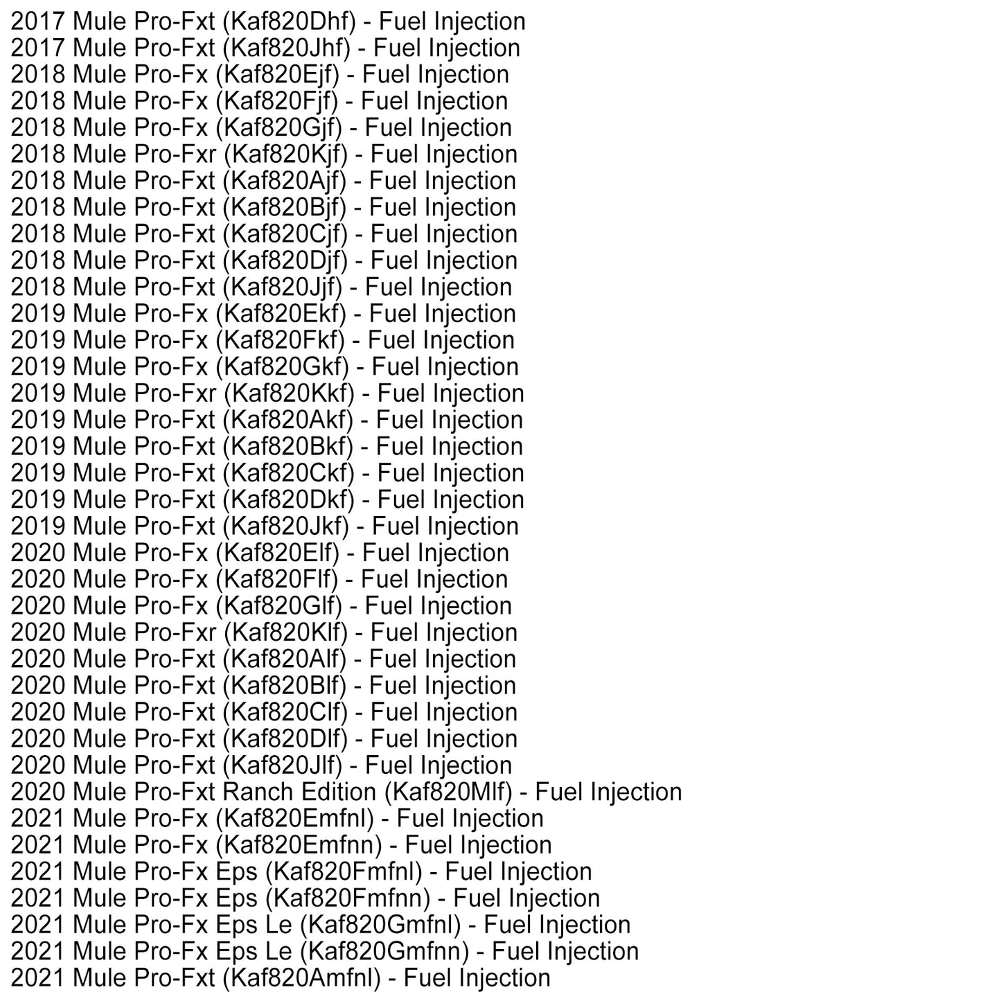 3 pezzi 49056-0038 iniettore di carburante per Kawasaki Mule PRO FX FXR FXT KAF820 KAF820 EPS