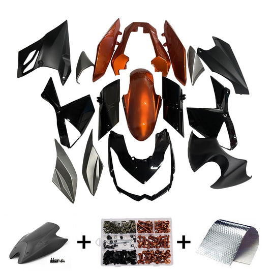 Kit carenatura iniezione in plastica ABS adatto per Kawasaki Z1000 2010-2013