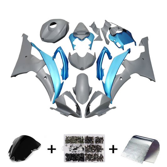 Kit carenatura iniezione plastica ABS per Yamaha YZFR6 YZF-R6 2008-2016