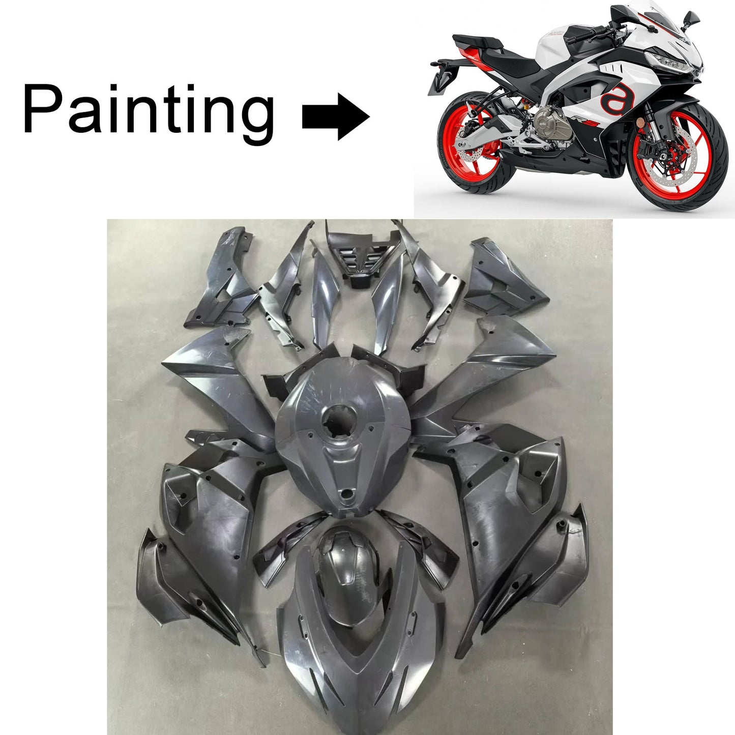 Kit carenatura iniezione Aprilia RS 457 RS457 2024-2025