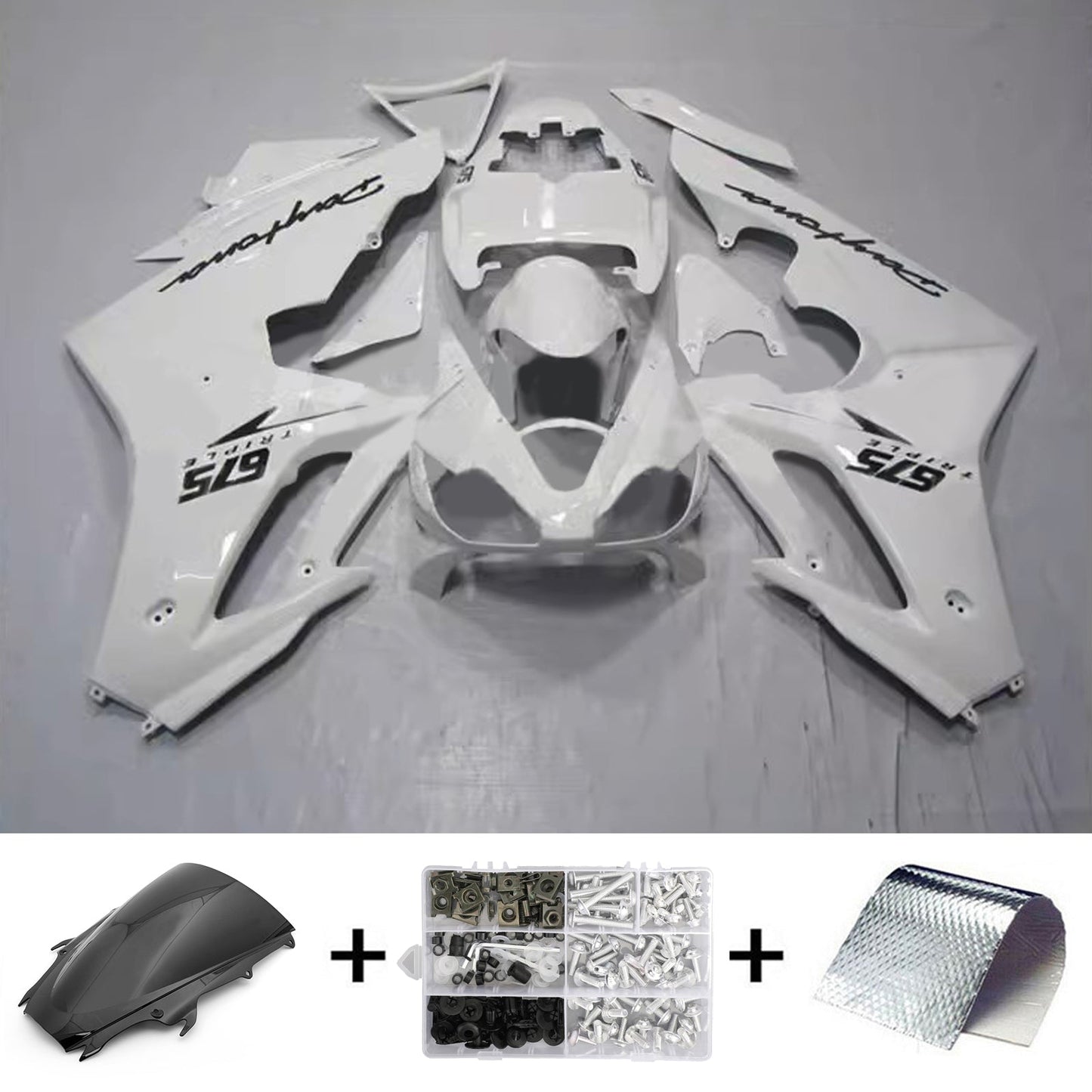 Kit carenatura Triumph Daytona 675 Injection 2009-2012 Carrozzeria Plastica ABS