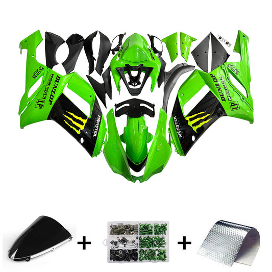 Kit carenatura BODYWORK ABS di plastica adatta per Kawasaki ZX6R 636 2007-2008