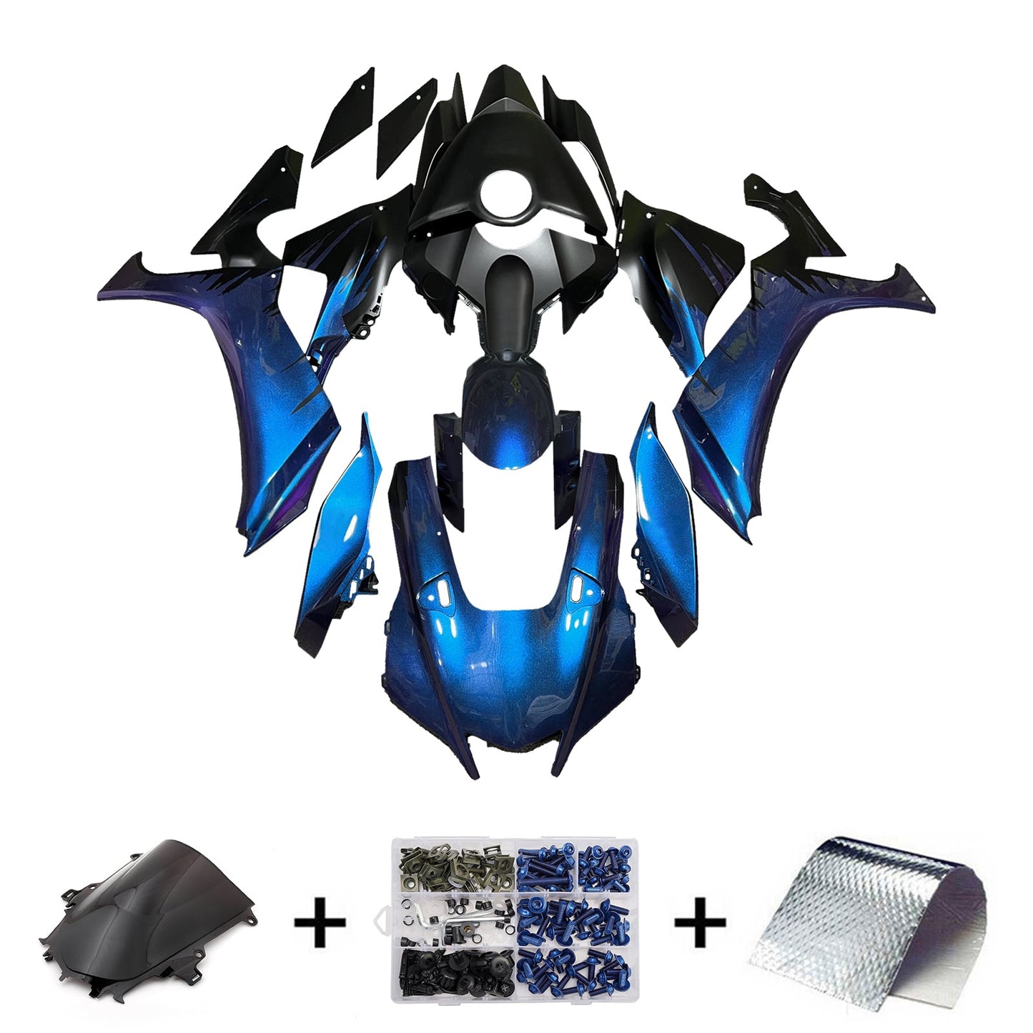 Kit carenatura iniezione in plastica ABS adatto per Yamaha YZF-R1 2020-2025