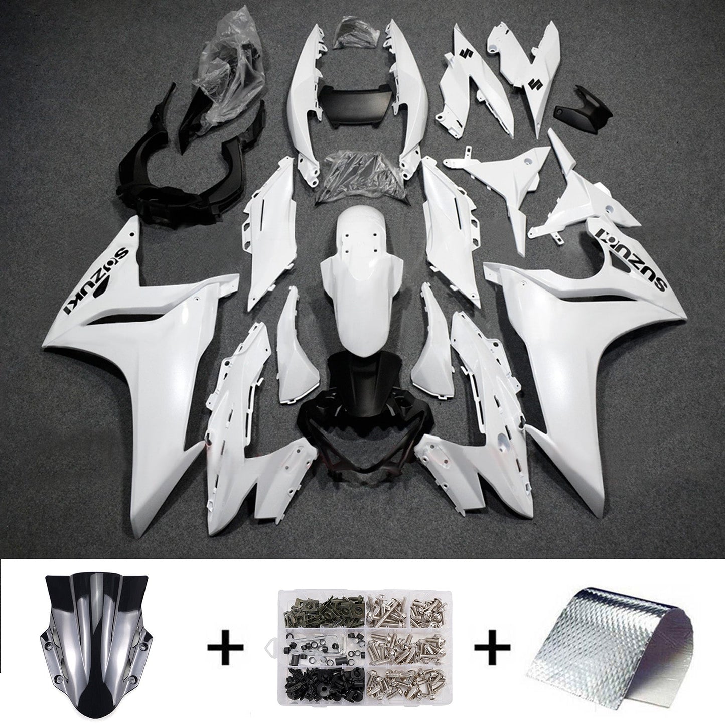 Kit carenatura iniezione plastica ABS per Suzuki GSX250R 2017-2020