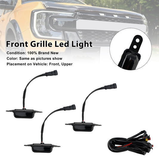 Griglia paraurti anteriore con luce a LED bianca Ford Ranger Next Gen Wildtrak 2023-2025
