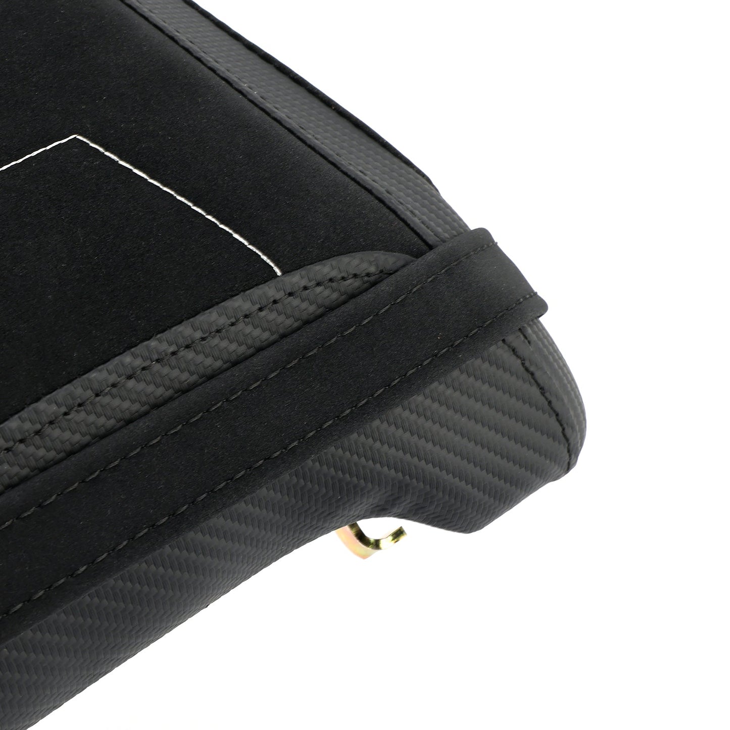 Kit sella conducente e passeggero 2024-2025 per Honda CB650R CBR650R, cuscino posteriore nero.