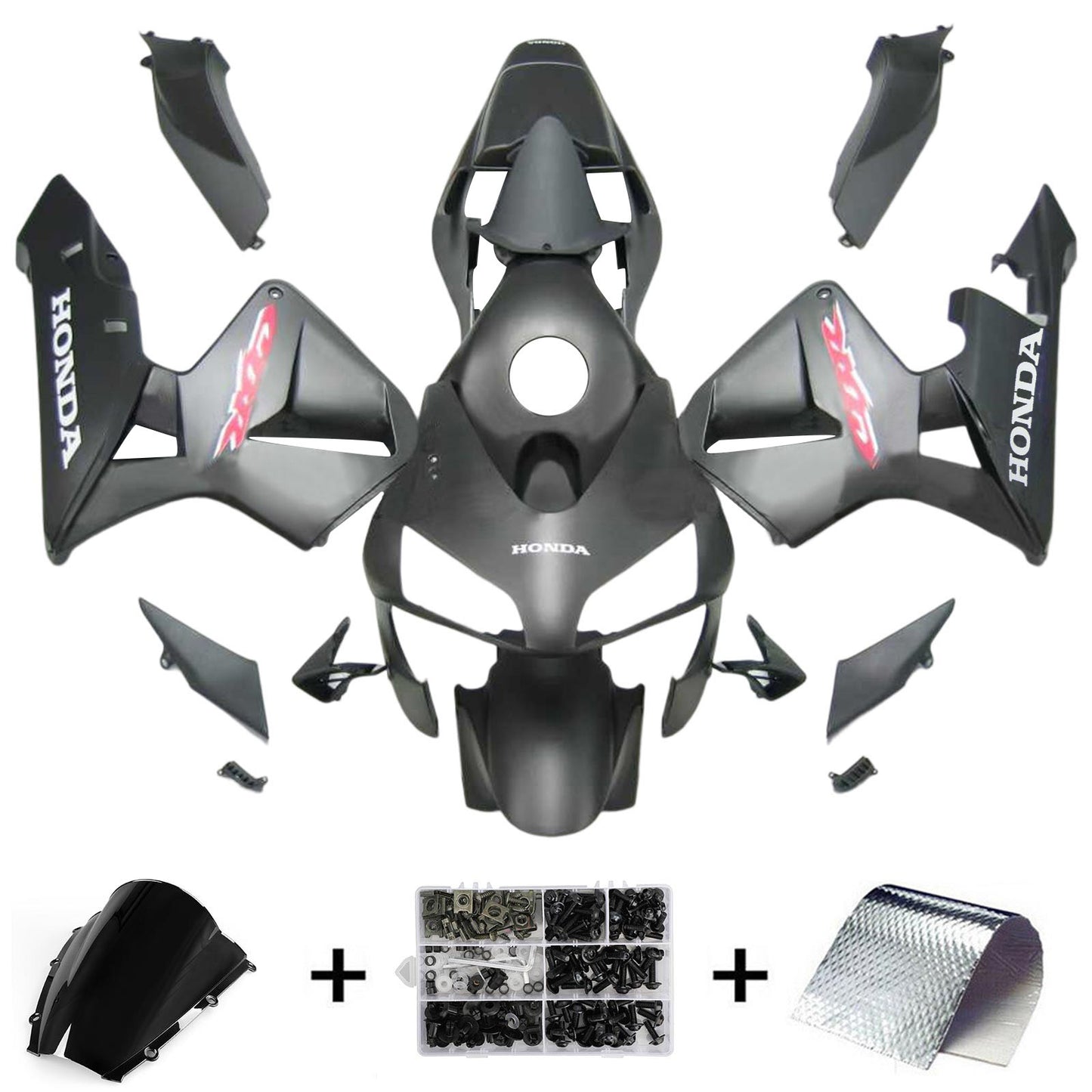 Kit carenatura per carrozzeria addominali di plastica per Honda CBR600RR 2003-2004 F5
