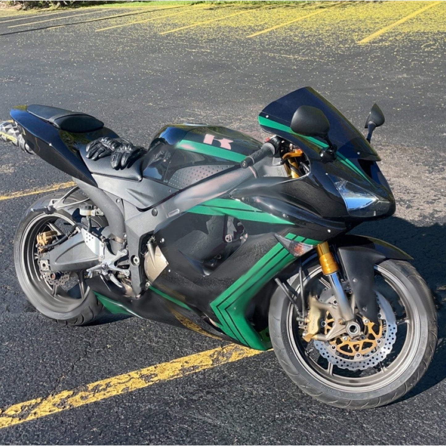 Kit carenatura iniezione in plastica ABS adatto per Kawasaki ZX6R 636 2005-2006