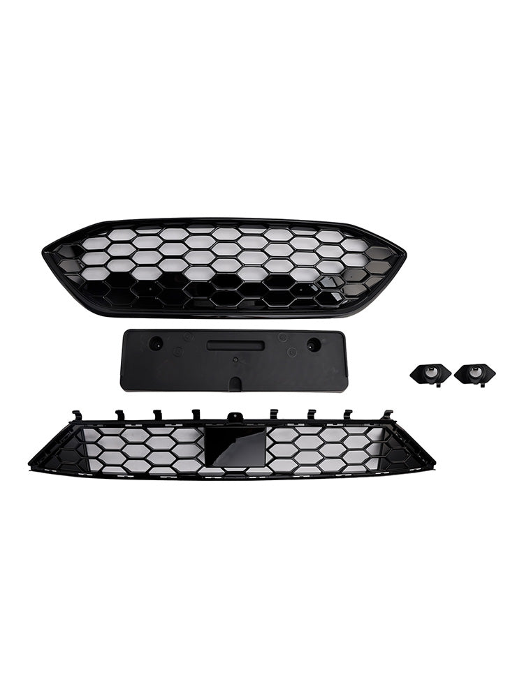 Griglia paraurti anteriore Ford Focus ST + ST Line MK4 2018-2021 nera