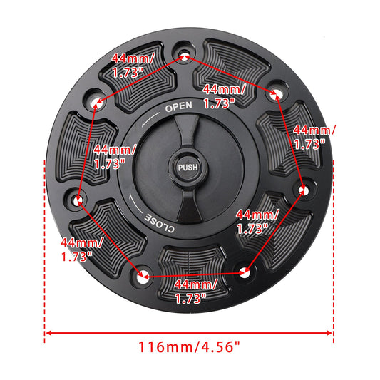 TAPPO CARBURANTE A GIRATA RAPIDA IN ALLUMINIO PER 390/790/890 DUK 2017-2021 93807908000
