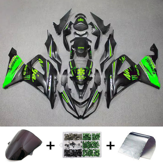 Kit carenatura iniezione in plastica ABS adatto per Kawasaki ZX6R 636 2013-2018