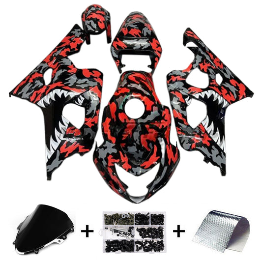 Kit carenatura iniezione plastica ABS per Suzuki GSXR 600/750 2004-2005 K4