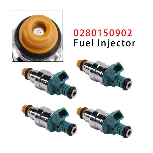 4 iniettori di carburante per Volkswagen Golf Cabriolet Jetta Fox 1.8L I4 0280150902