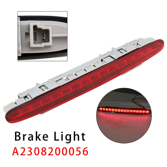 Luce freno posteriore di terza posizione per Mercedes Benz SL55 SL550 R230 2002-2012, colore rosso