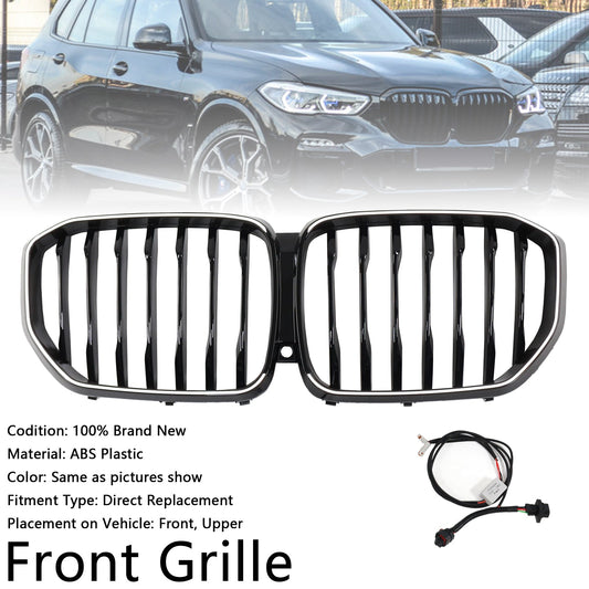 Griglia anteriore a rene nera lucida BMW X5 G05 2019-2022 M-Performance