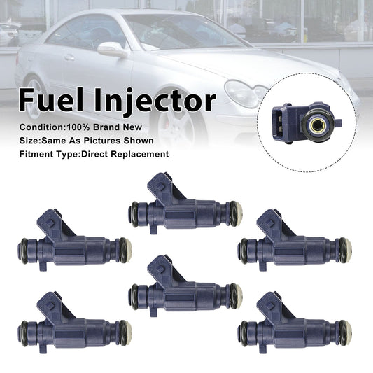 6 iniettori di carburante per Mercedes-Benz CLK320 00-05 SLK320 01-03 0280156014