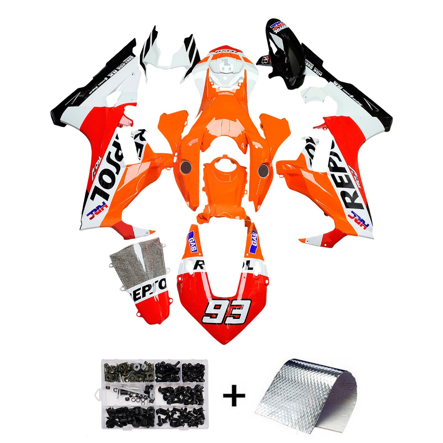 Kit carenatura iniezione plastica ABS per Honda CBR1000RR 2017-2026