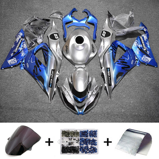 Kit carenatura iniezione in plastica ABS adatto per Kawasaki ZX6R 636 2013-2018