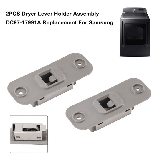 2 pezzi Supporto leva asciugatrice DC97-17991A Ricambio per asciugatrici Samsung