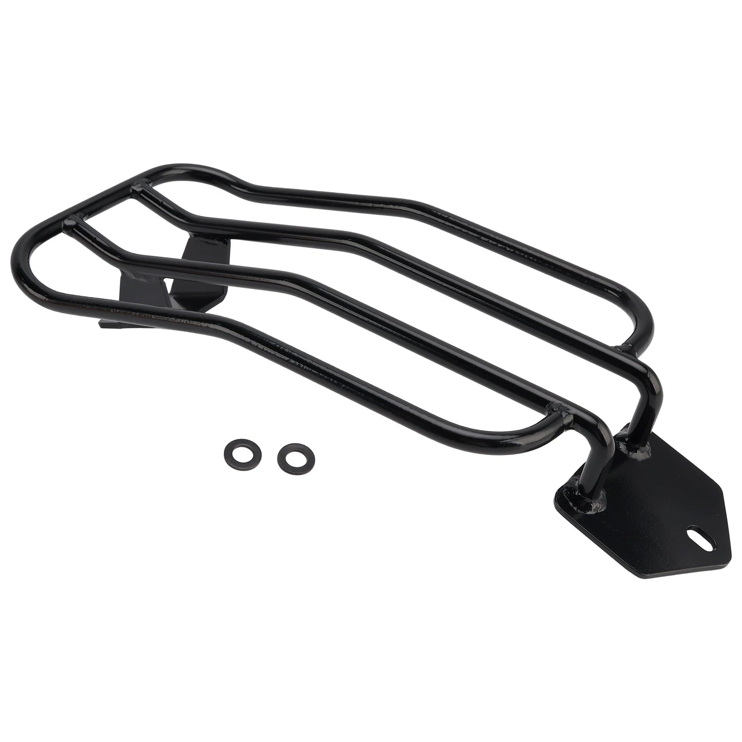Portapacchi posteriore nero per sella singola, compatibile con Honda CMX 1100 Rebel / DCT 2021-2025