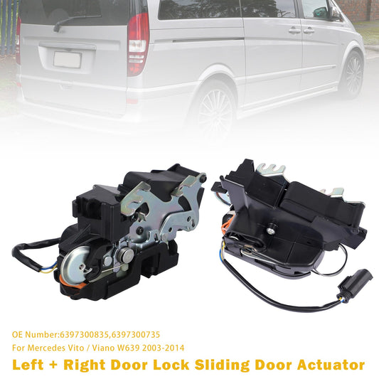 2003-2014 Mercedes Vito Viano W639 2x Serratura porta Attuatore porta scorrevole 6397300835
