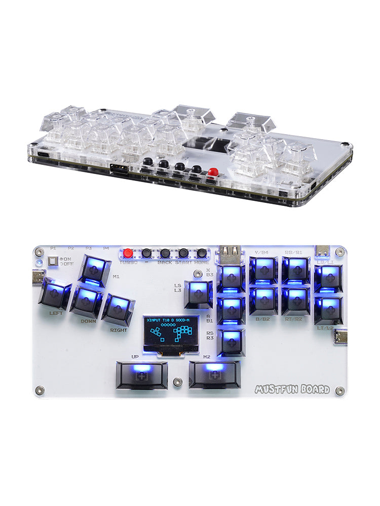 Controller Stickless MustFun Hitbox Mini adatto a PC/PS3/PS4/Switch ecc.