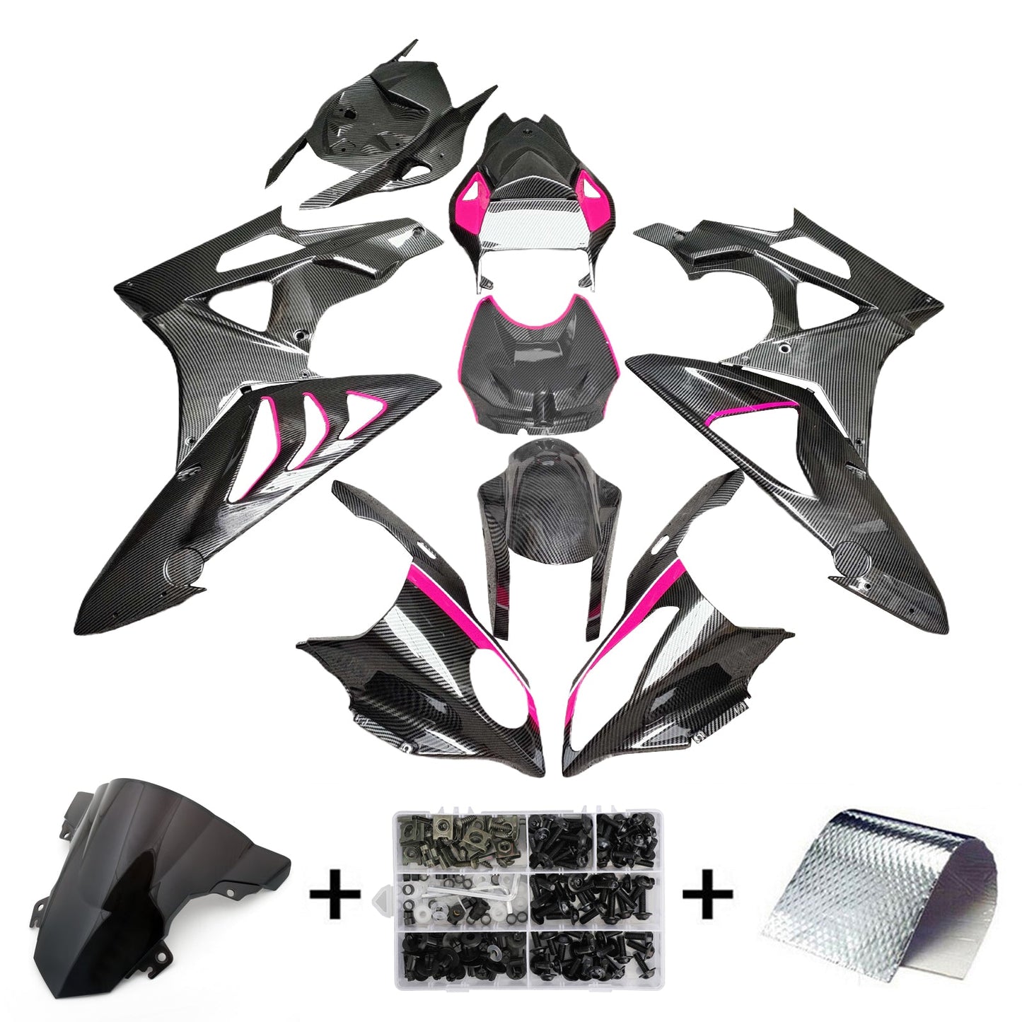 Kit carenatura iniezione BMW S1000RR 2015-2016 Carrozzeria plastica ABS